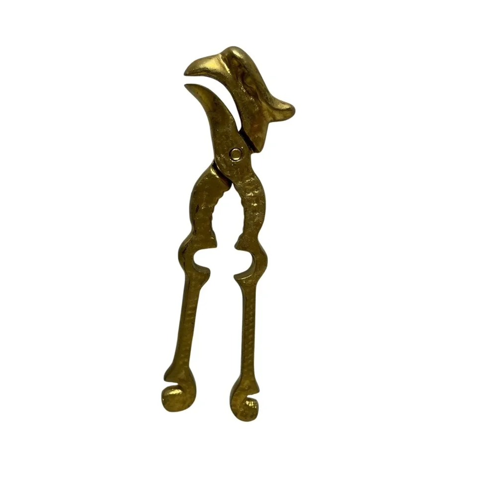 Vintage Solid Brass‎ Nutcracker Bird Featured